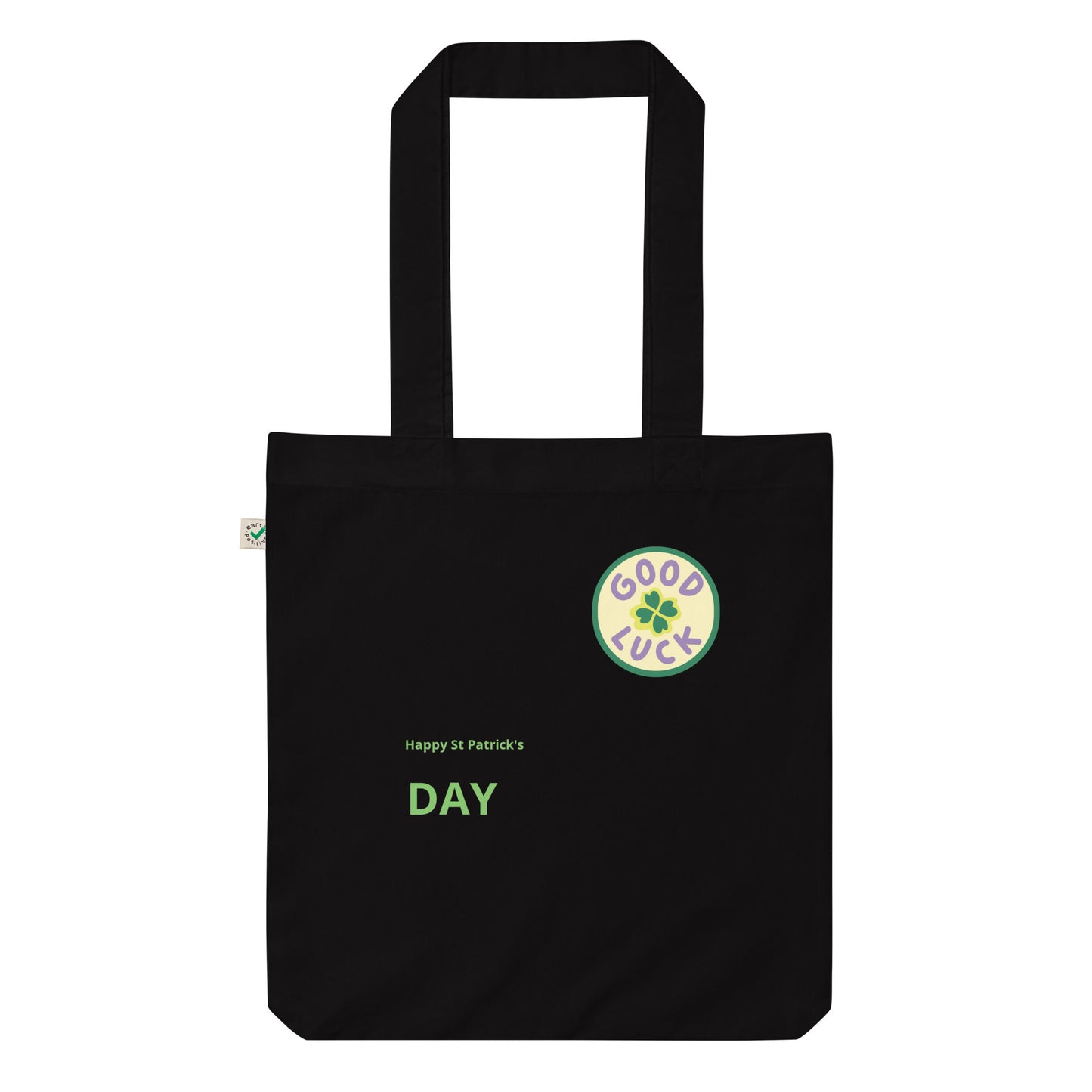 St Patrick's Day Organic fashion tote bag
