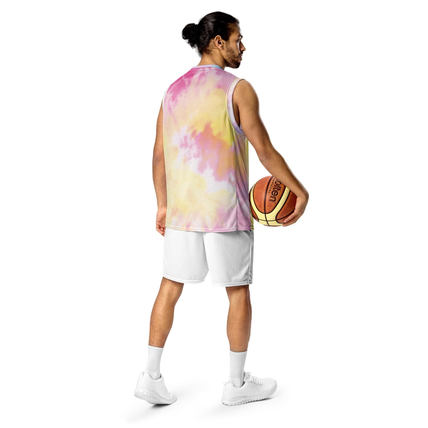 Tye Dye Recycled unisex basketball jersey