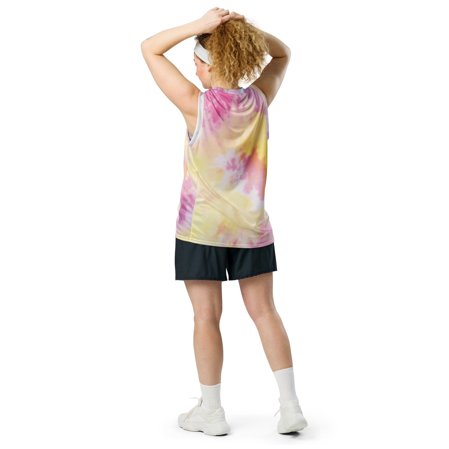 Tye Dye Recycled unisex basketball jersey