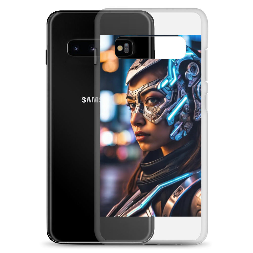 Cyborg Woman Clear Case for Samsung®