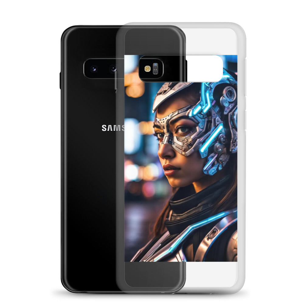 Cyborg Woman Clear Case for Samsung®