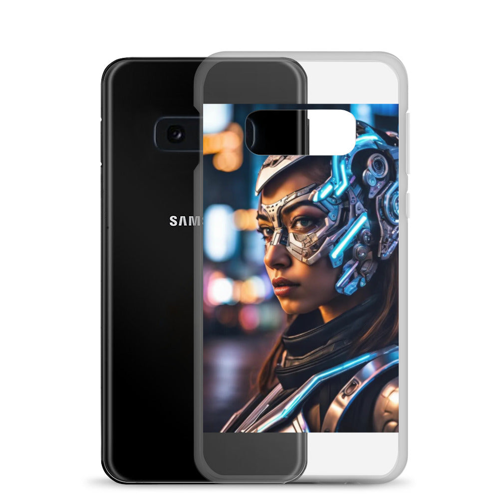 Cyborg Woman Clear Case for Samsung®