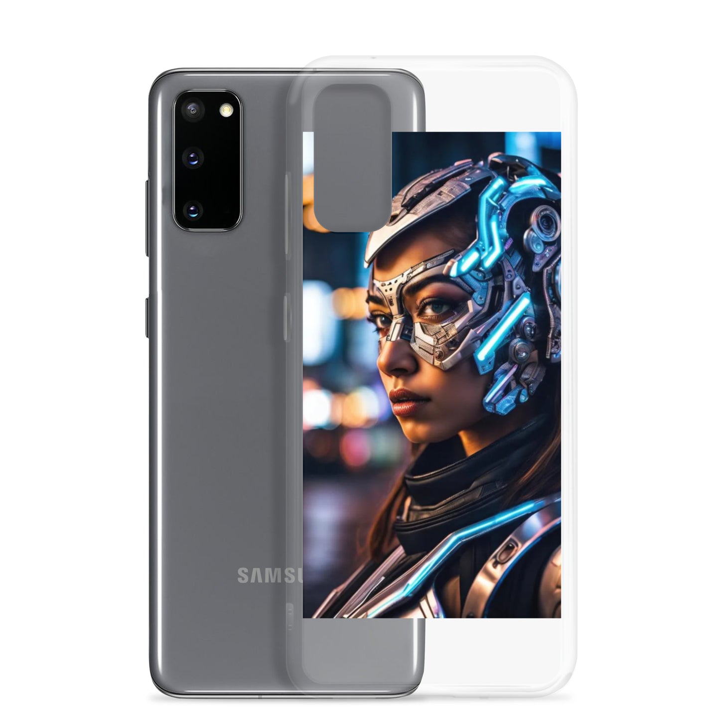 Cyborg Woman Clear Case for Samsung®