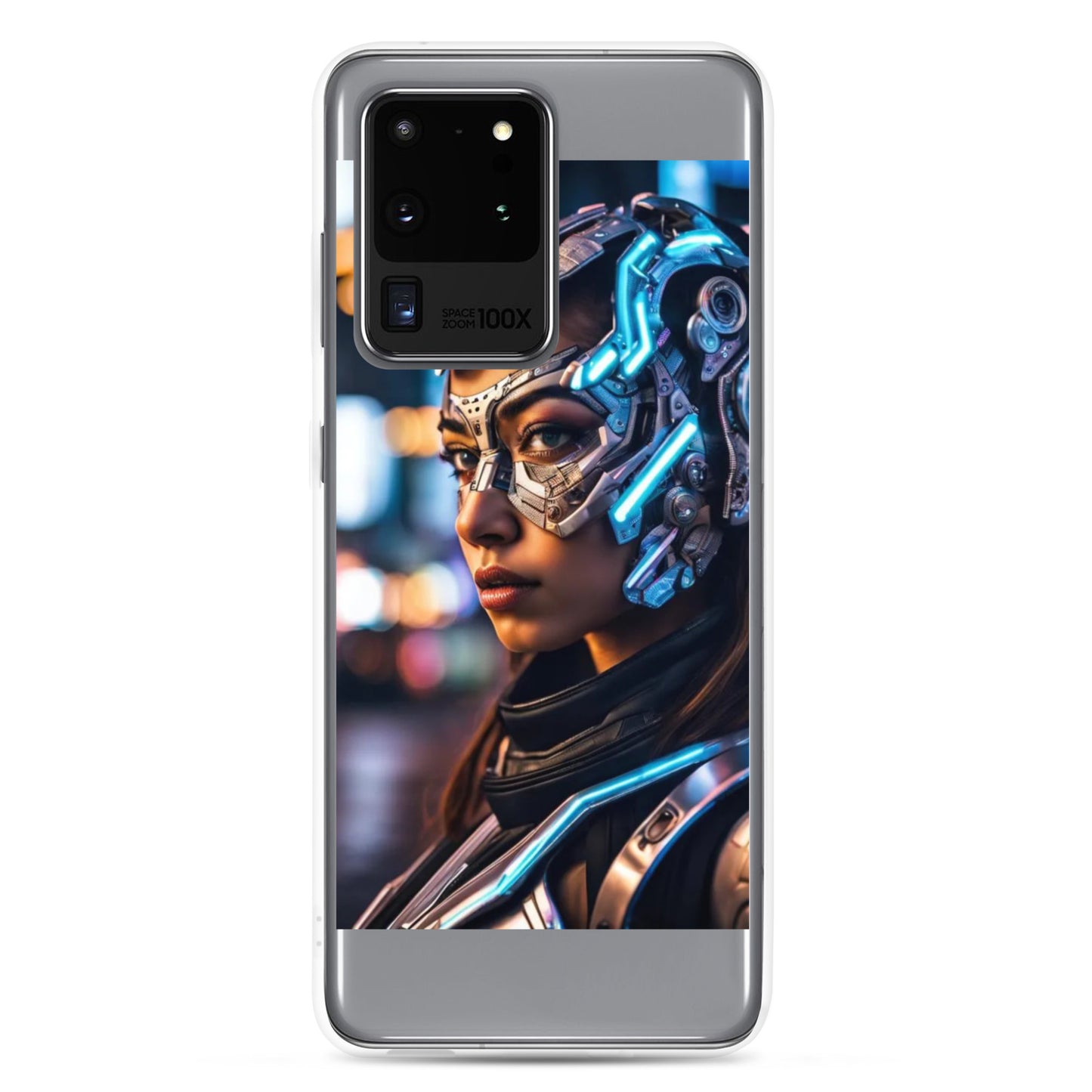 Cyborg Woman Clear Case for Samsung®