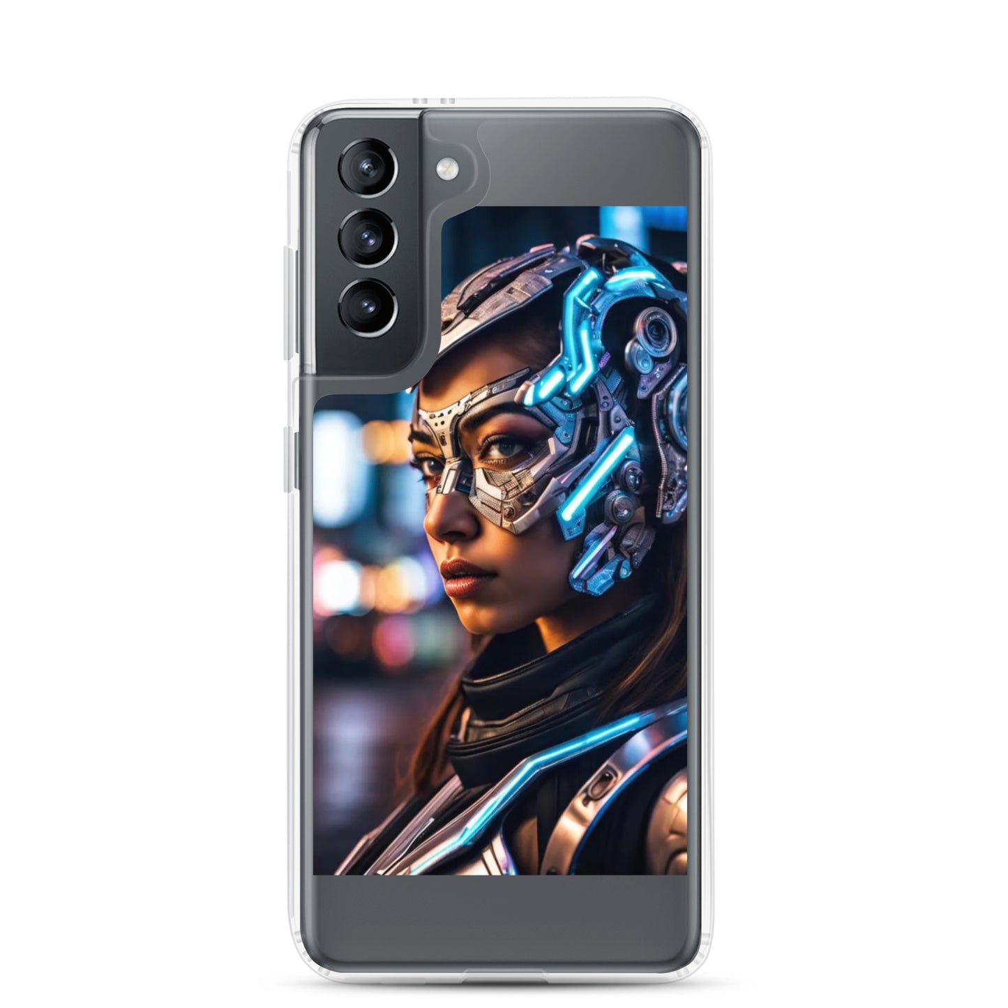 Cyborg Woman Clear Case for Samsung®