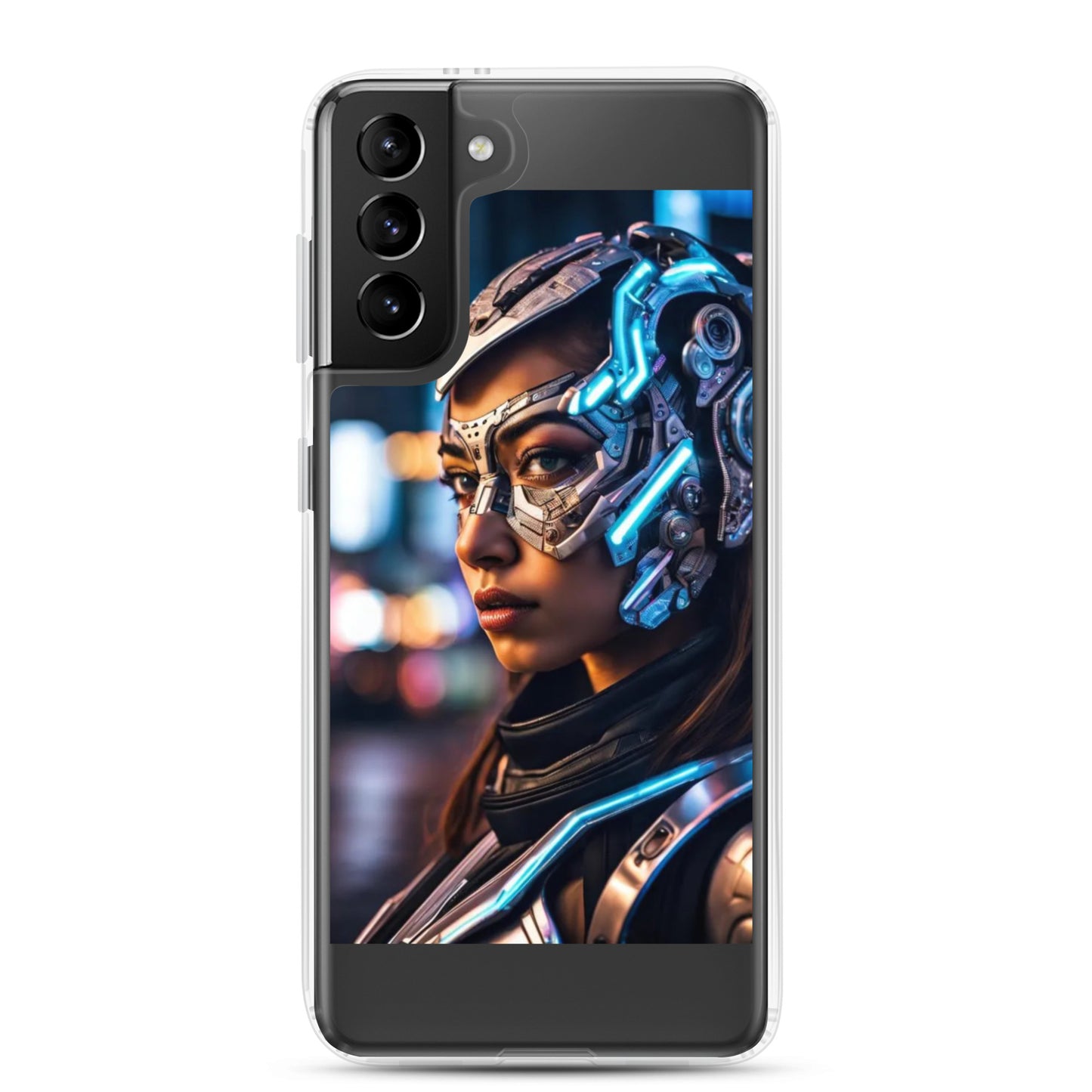 Cyborg Woman Clear Case for Samsung®