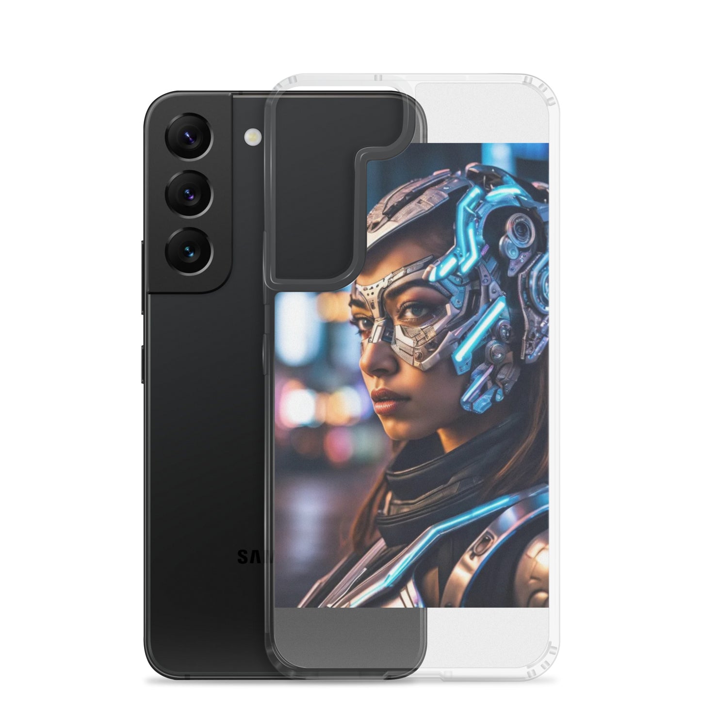Cyborg Woman Clear Case for Samsung®