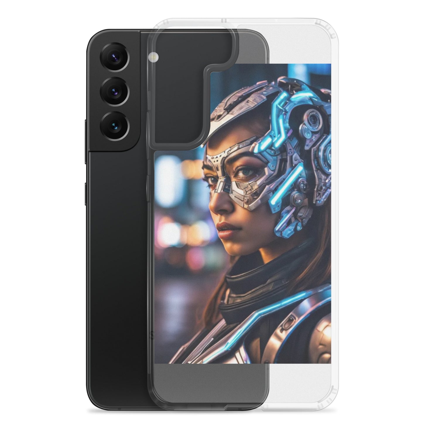 Cyborg Woman Clear Case for Samsung®