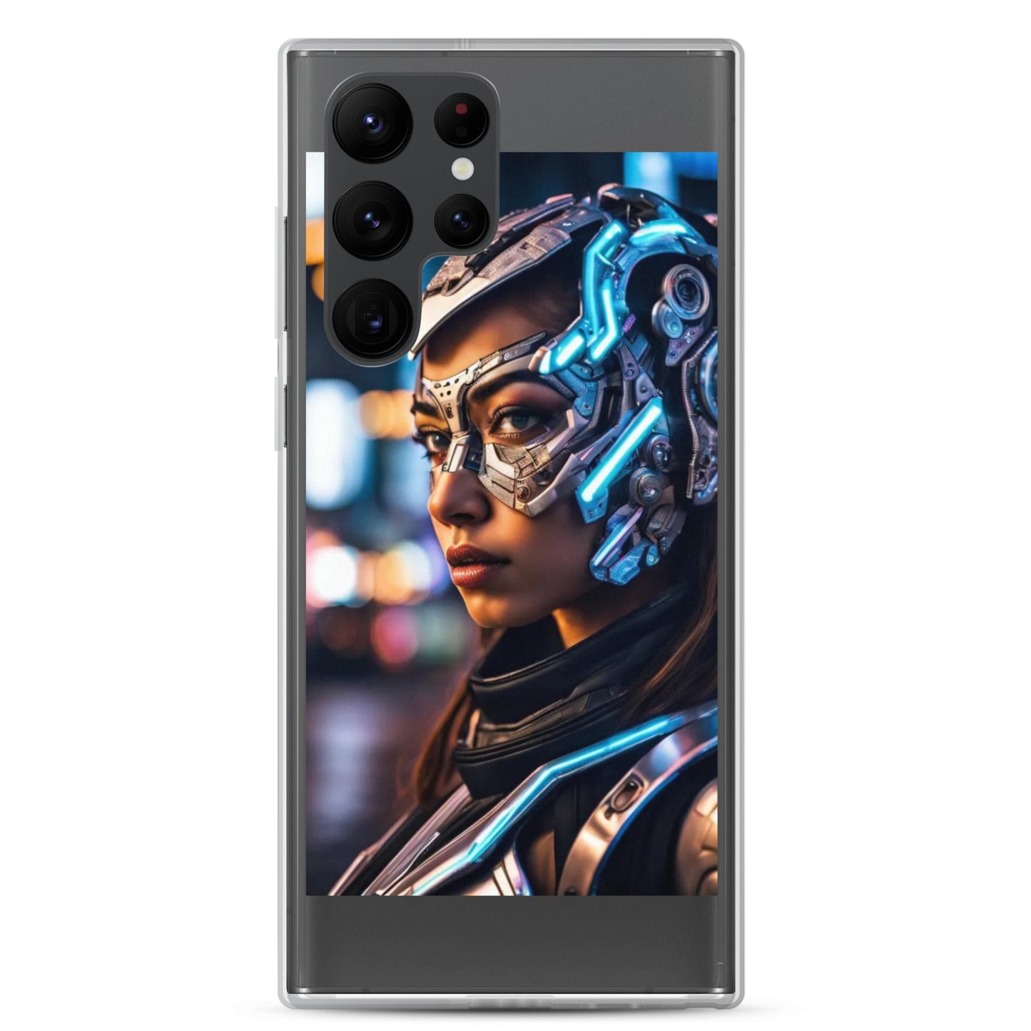 Cyborg Woman Clear Case for Samsung®