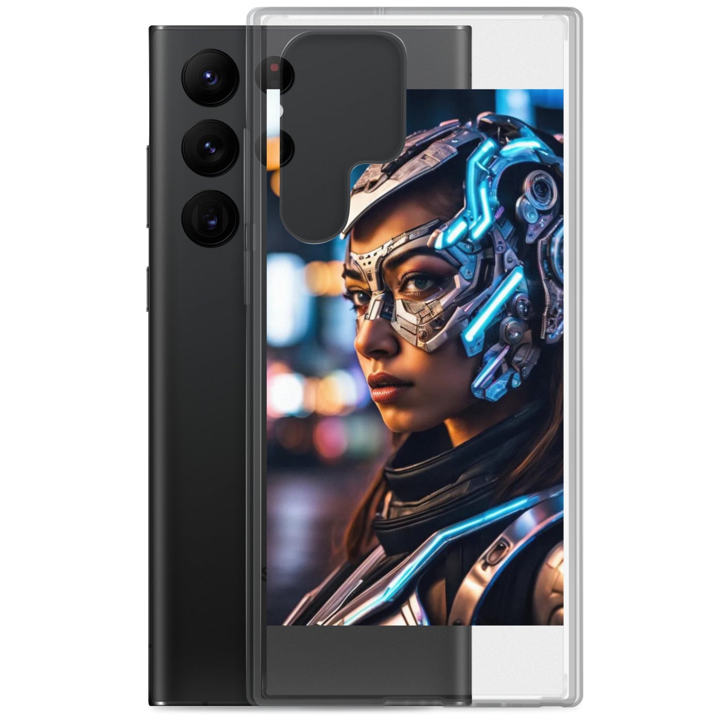 Cyborg Woman Clear Case for Samsung®