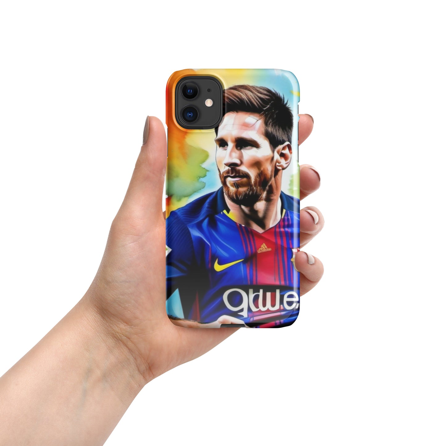 Messi Colourful Artwork Snap case for iPhone®