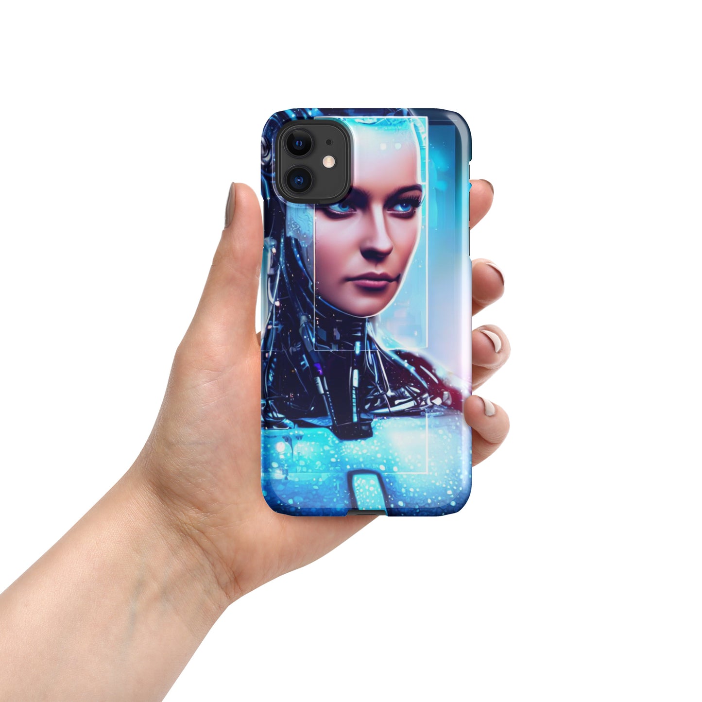 AI Human Robot Snap case for iPhone®