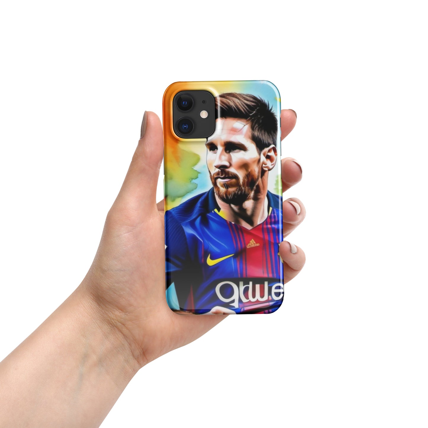 Messi Colourful Artwork Snap case for iPhone®