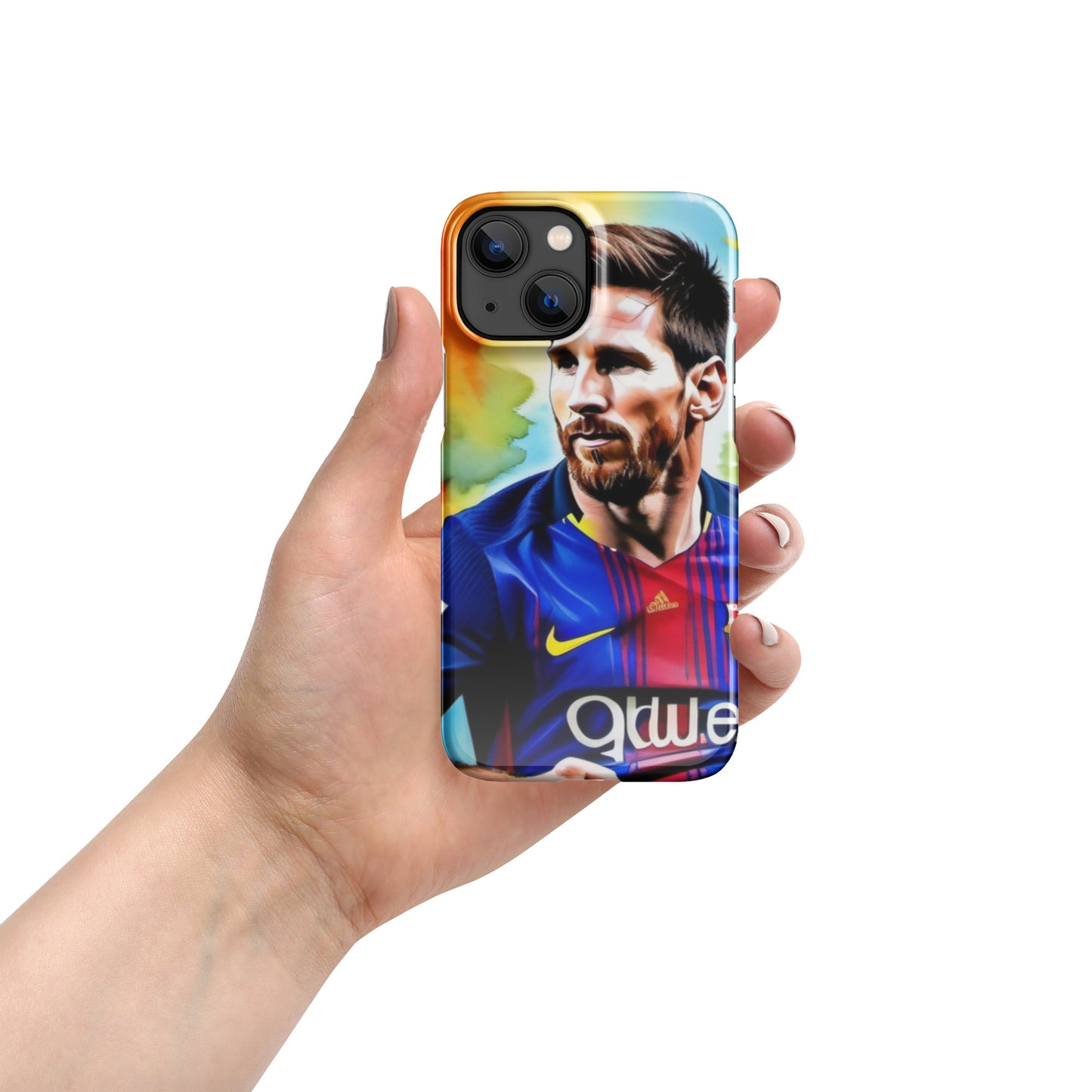 Messi Colourful Artwork Snap case for iPhone®