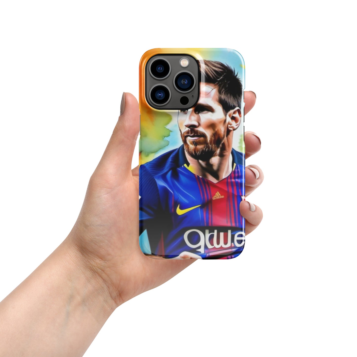 Messi Colourful Artwork Snap case for iPhone®