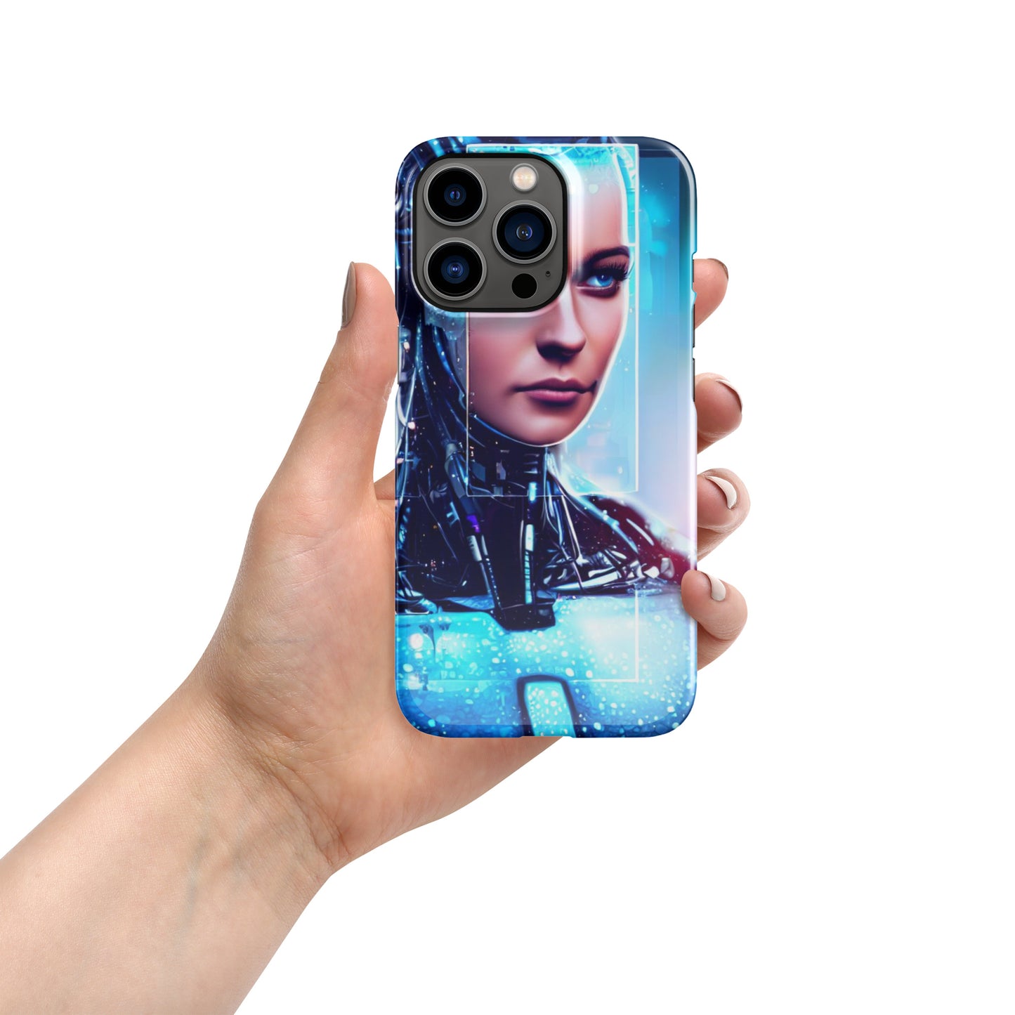 AI Human Robot Snap case for iPhone®