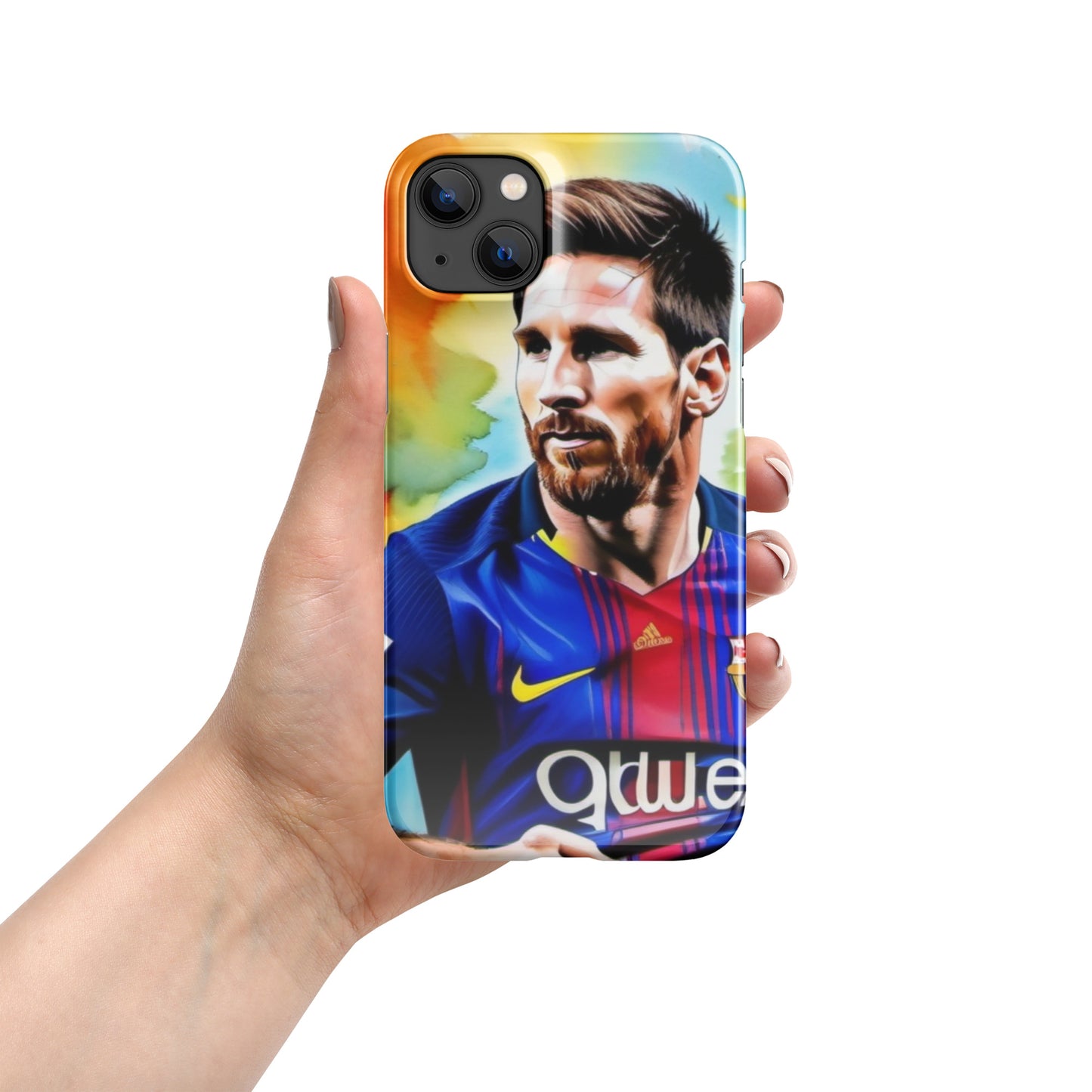 Messi Colourful Artwork Snap case for iPhone®