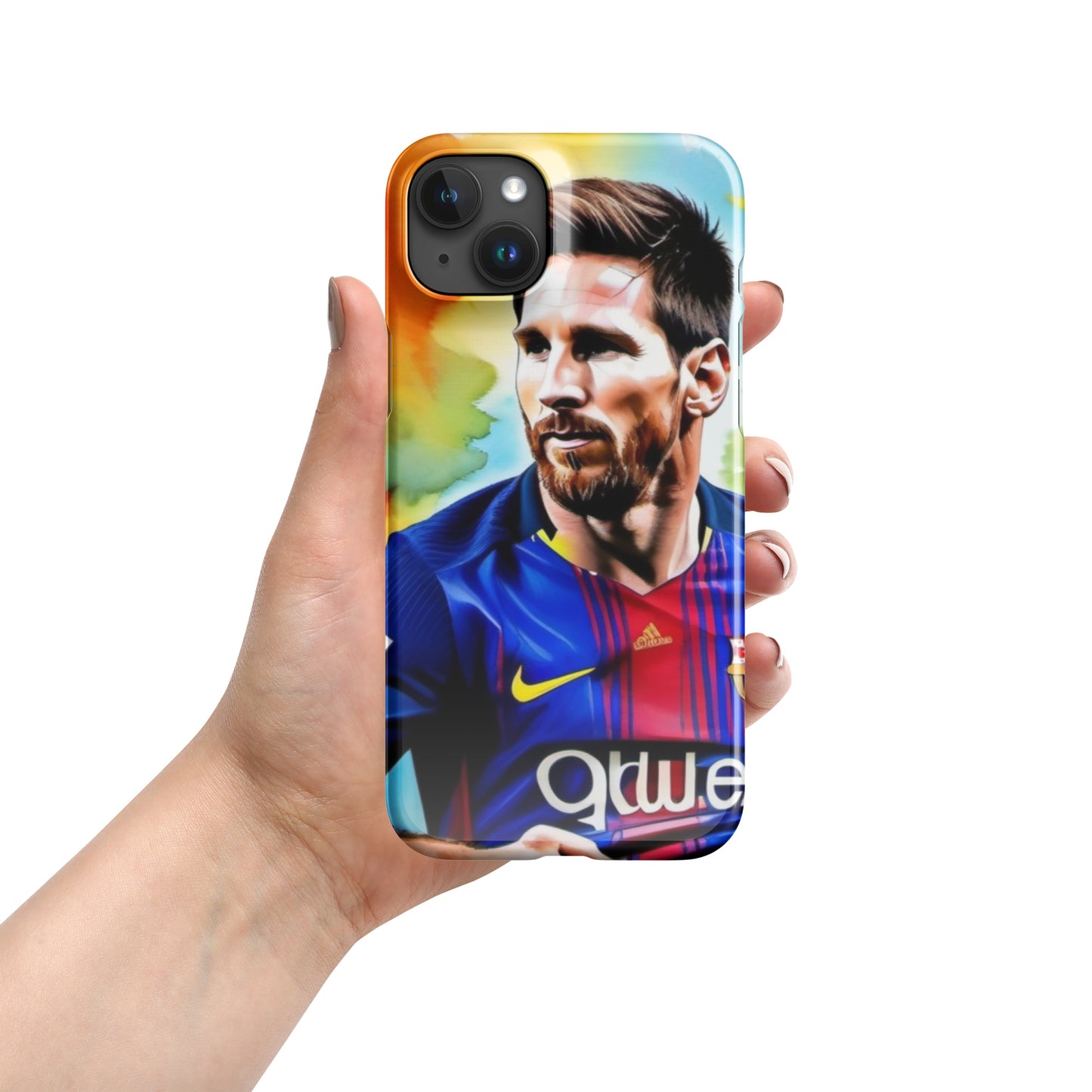 Messi Colourful Artwork Snap case for iPhone®