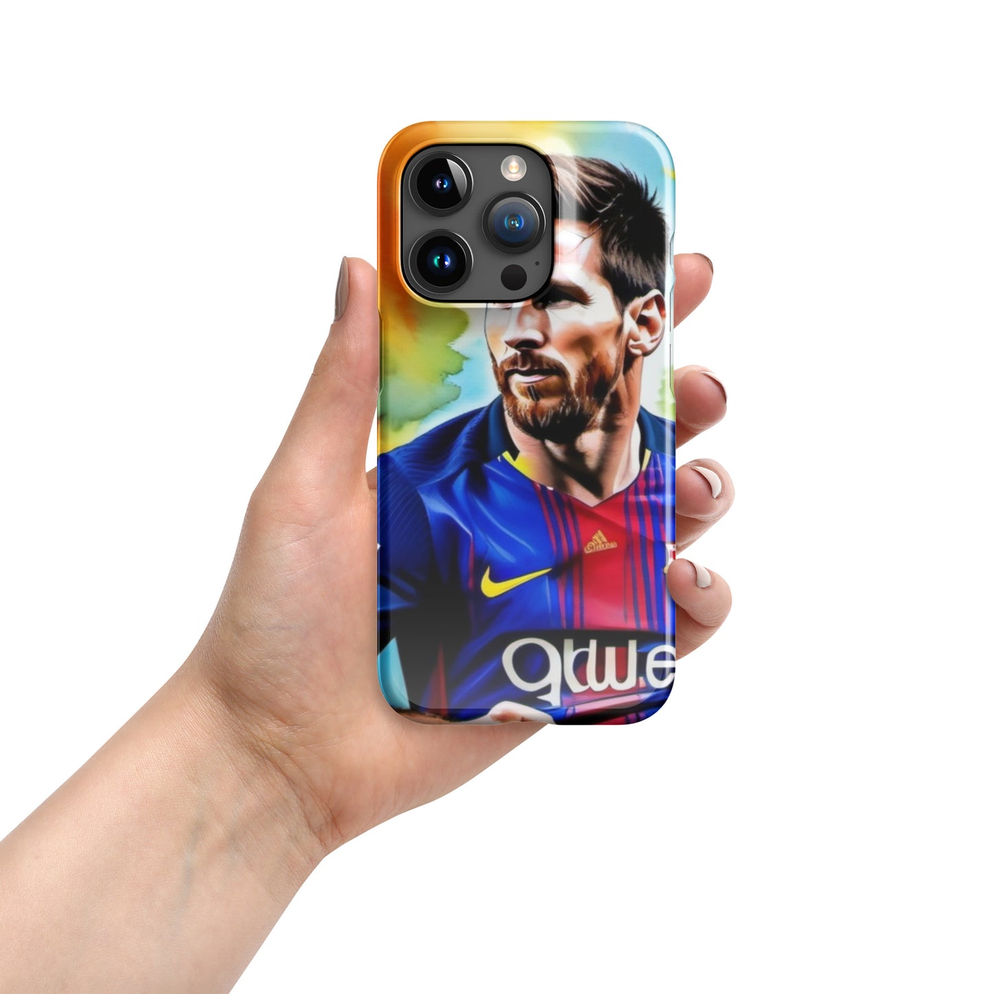 Messi Colourful Artwork Snap case for iPhone®