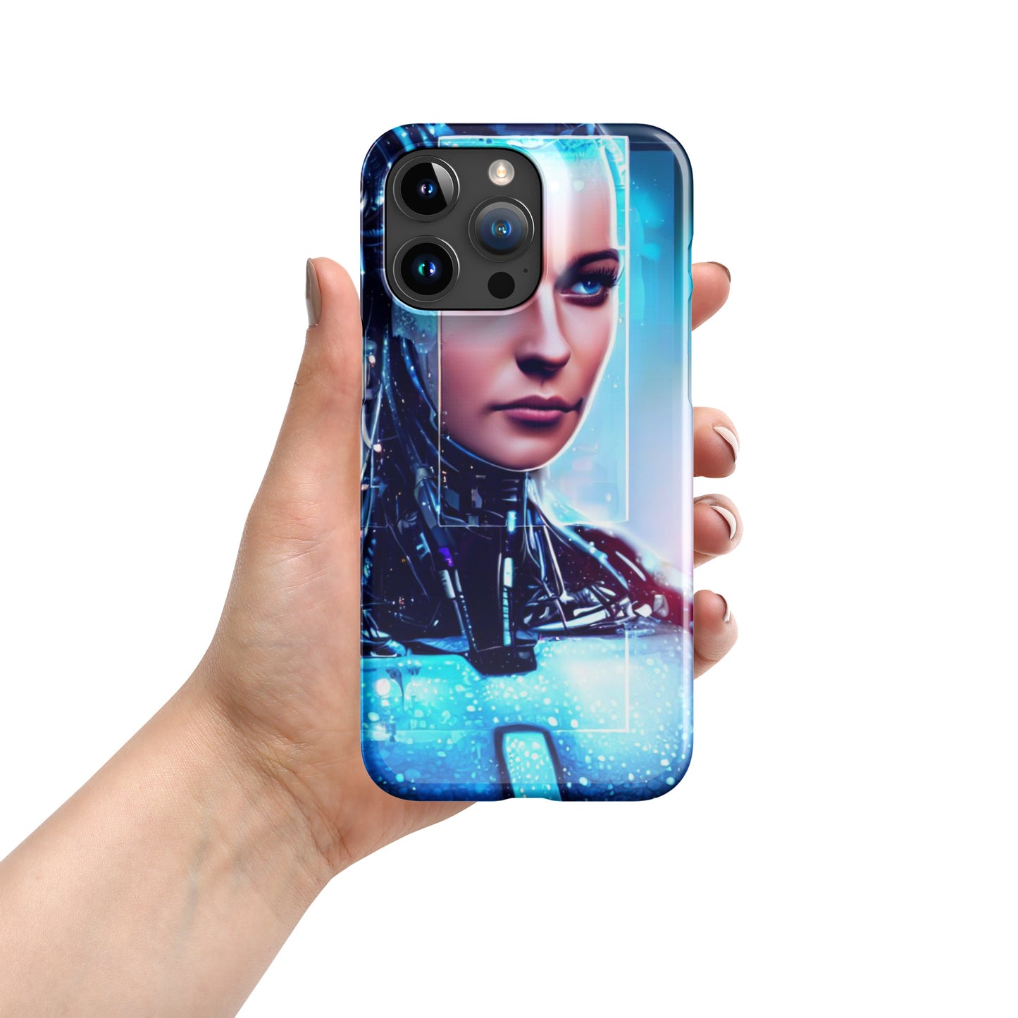AI Human Robot Snap case for iPhone®