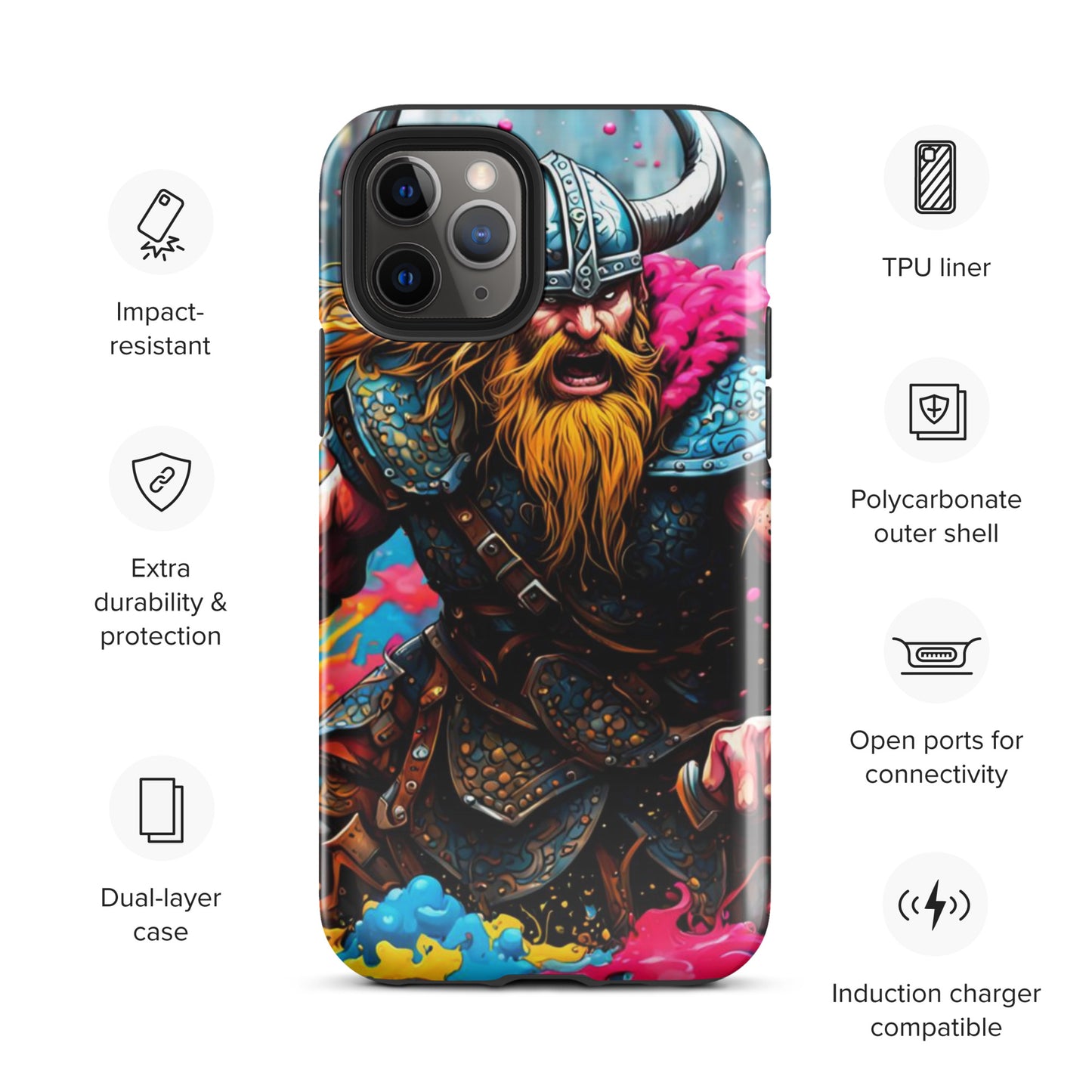 Vibrant Viking Tough Case for iPhone®