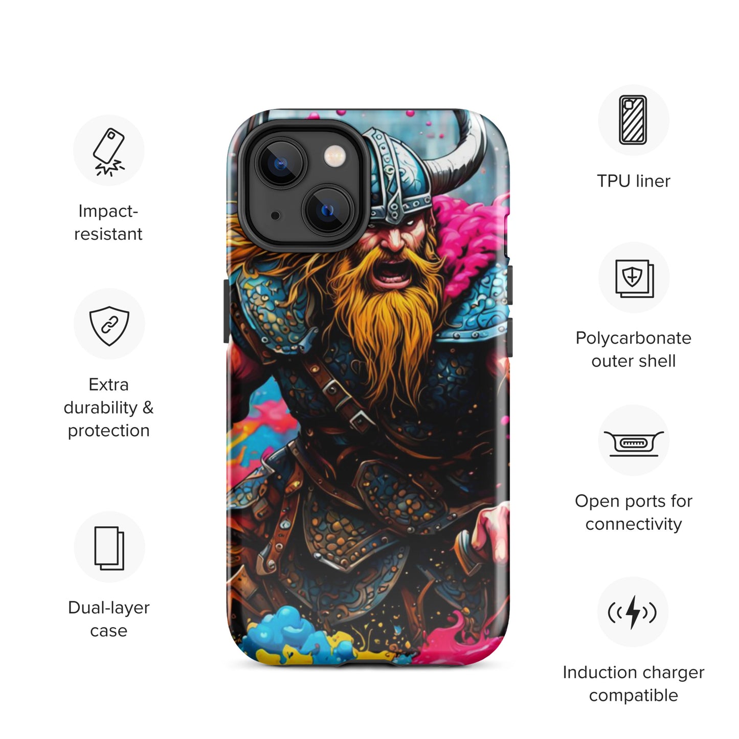 Vibrant Viking Tough Case for iPhone®