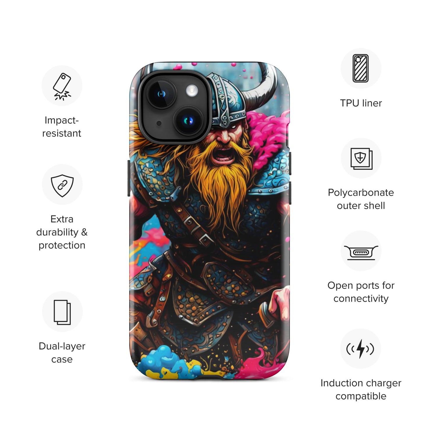 Vibrant Viking Tough Case for iPhone®