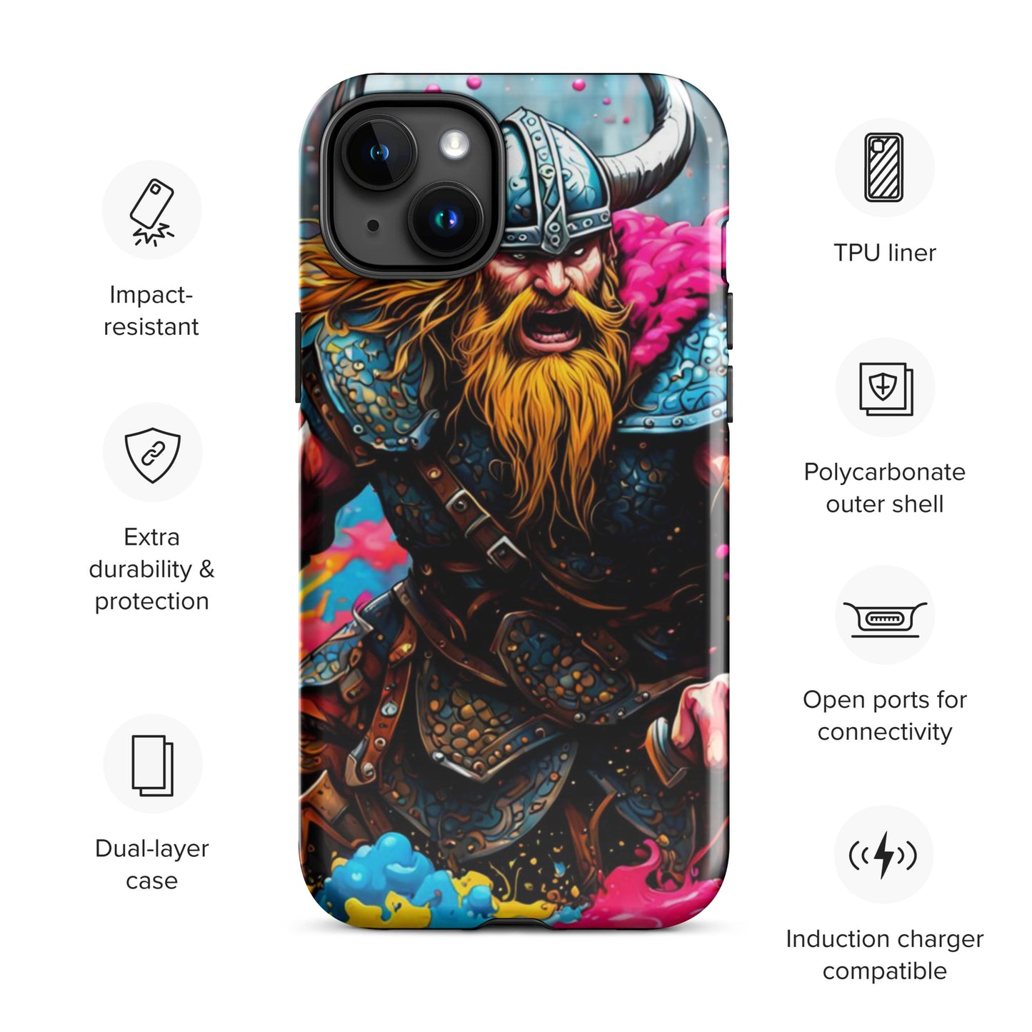 Vibrant Viking Tough Case for iPhone®