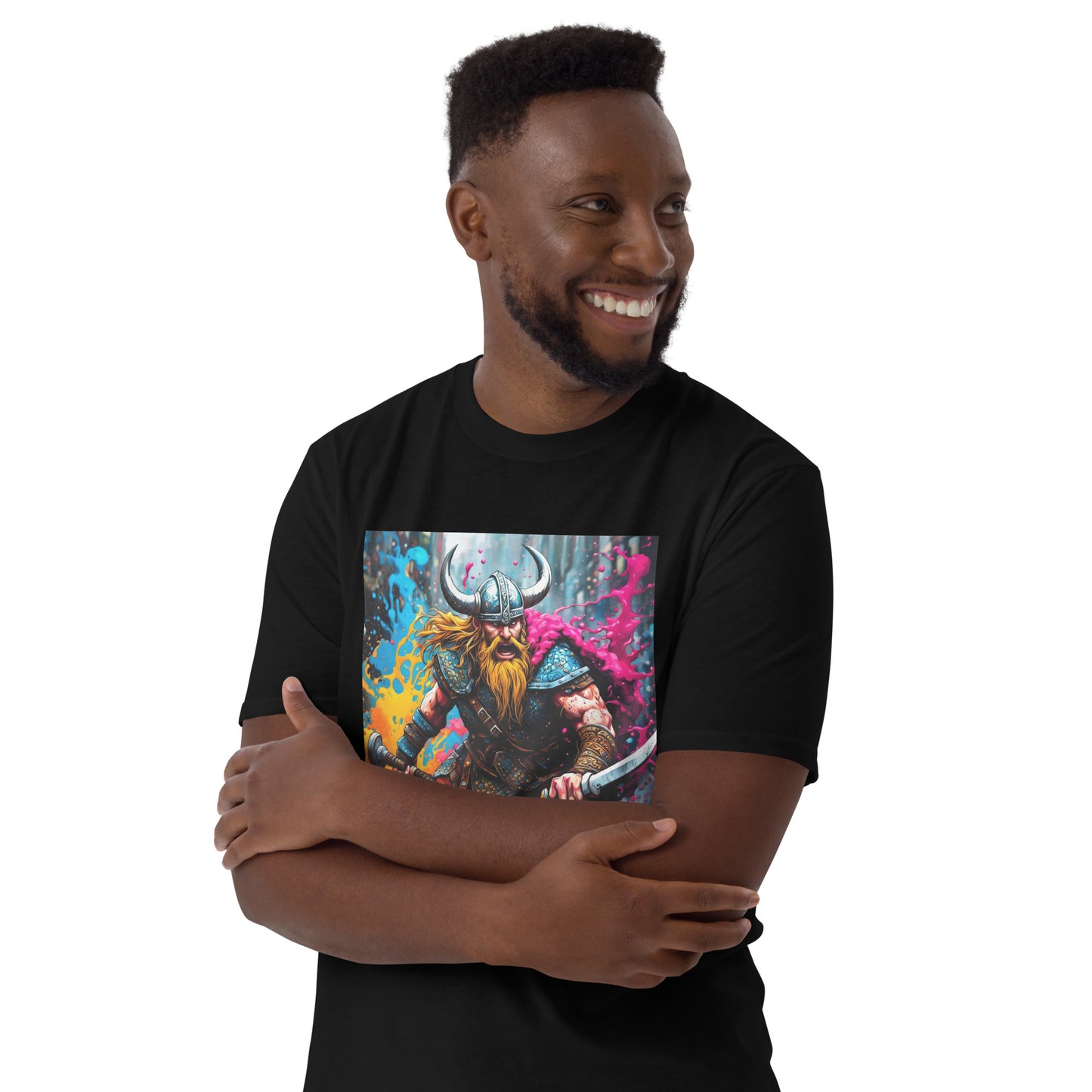 Vibrant Viking Short-Sleeve Unisex T-Shirt