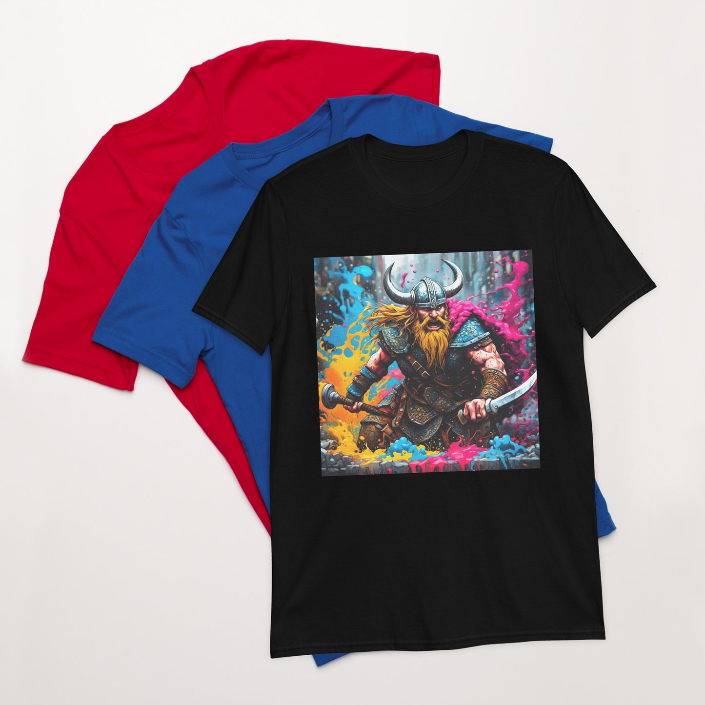 Vibrant Viking Short-Sleeve Unisex T-Shirt