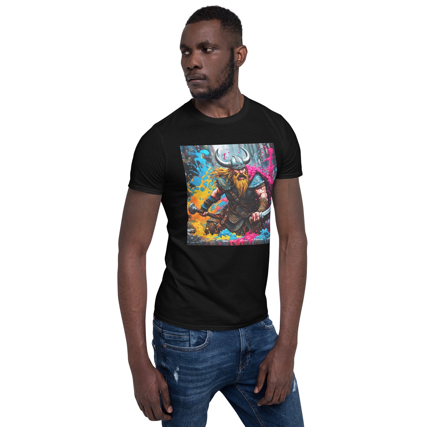 Vibrant Viking Short-Sleeve Unisex T-Shirt