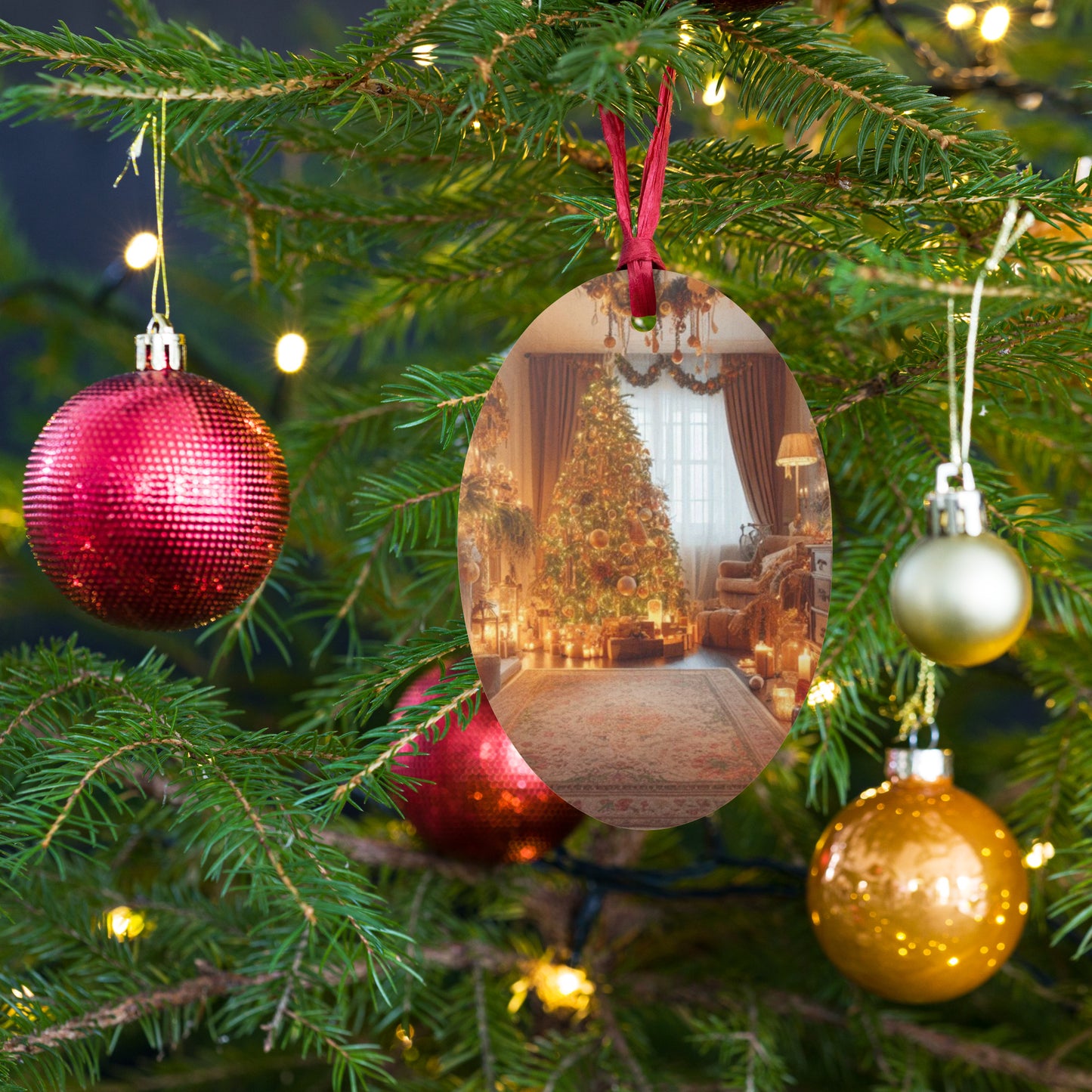 Christmas Evening Wooden ornaments