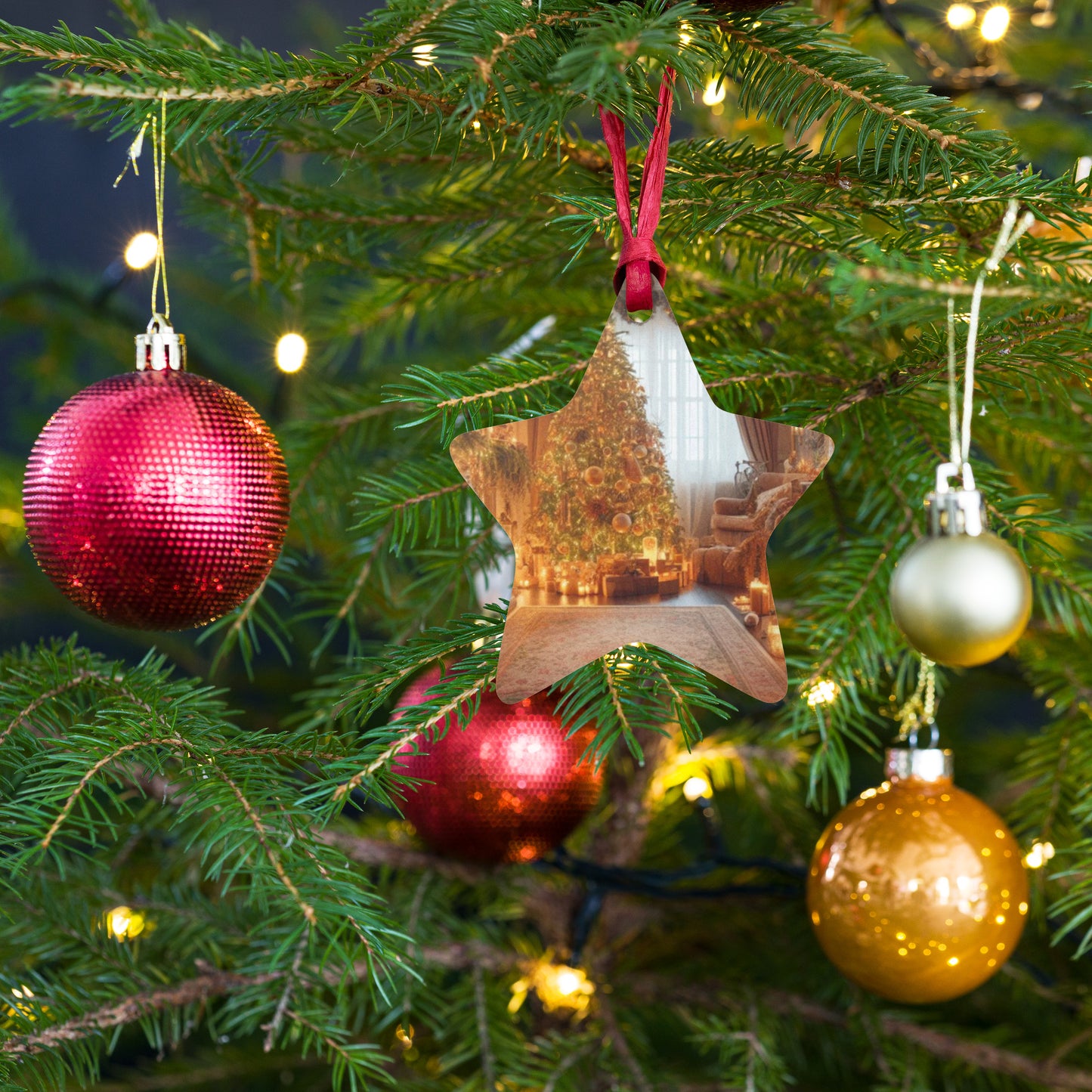 Christmas Evening Wooden ornaments