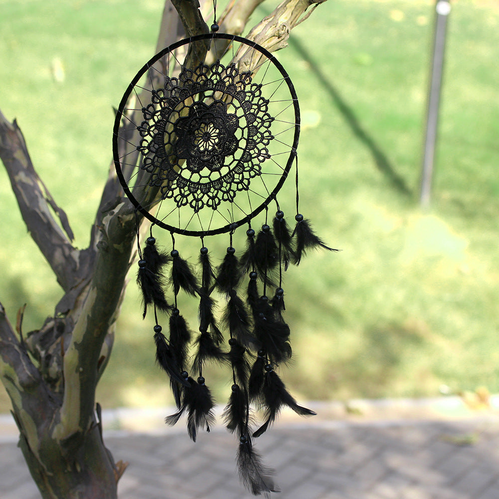 New Natural Feathers Hanging Dreamcatcher