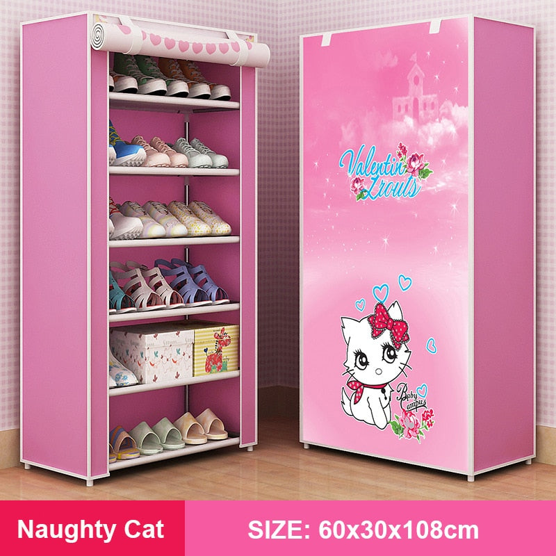 Multilayer Cabinet And Shoe Racks Multiple Styles And Colours