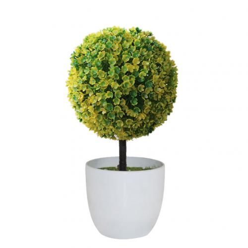 Artificial Potted Topiary Ball Multiple Colours