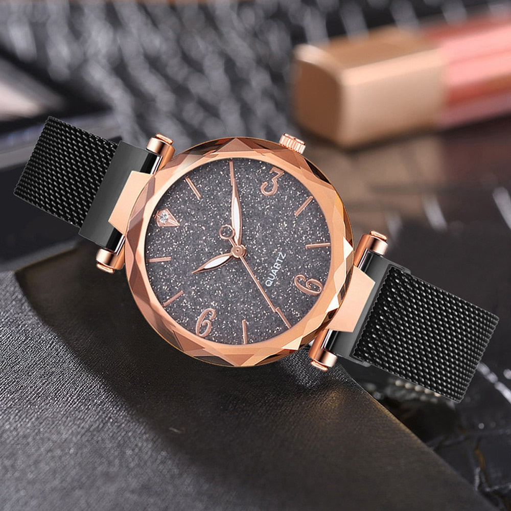Rose Gold Womens Quartz Watch