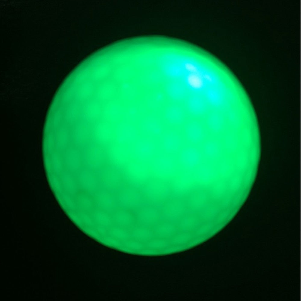 6Pcs Glow Golf Balls LED Golf Balls Glow in The Dark Golf Balls Flashing Golf Ball Light up Long Lasting Bright Night