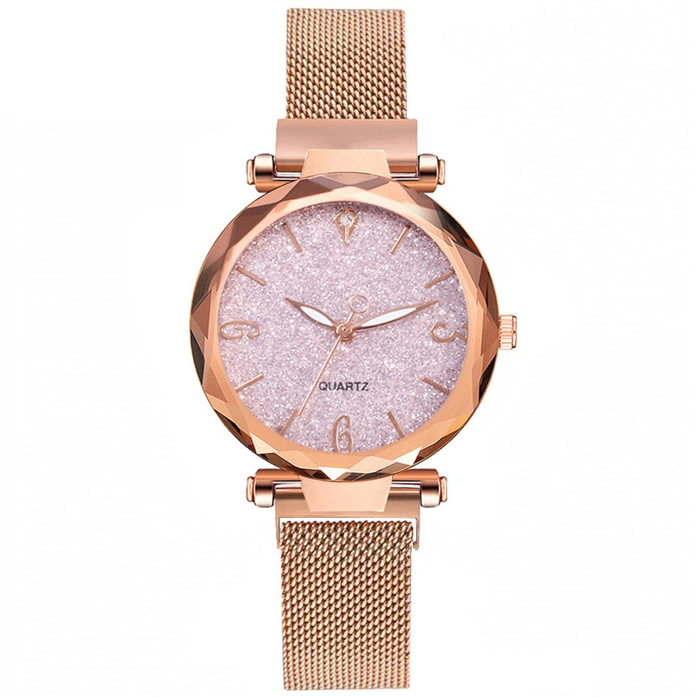 Rose Gold Womens Quartz Watch