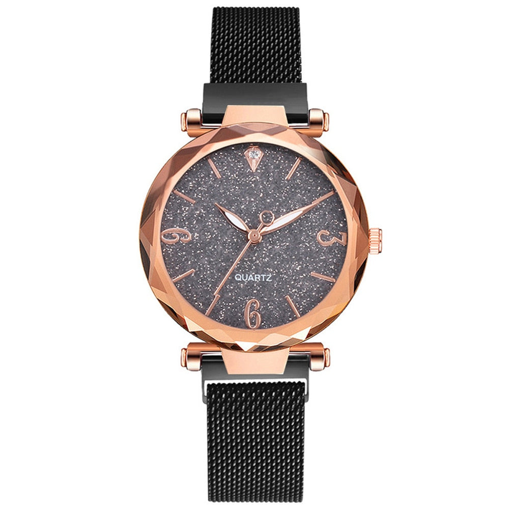 Rose Gold Womens Quartz Watch