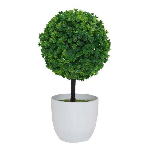 Artificial Potted Topiary Ball Multiple Colours
