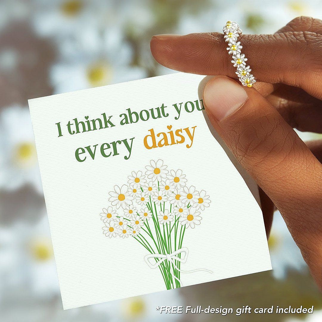 Cute Vintage Daisy Ring