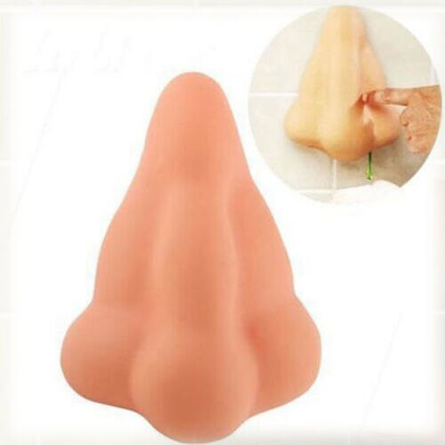 Fun Nose Shaped Bathroom Shower Wall Suction Hooks Sanitizer Gel Soap Dispenser