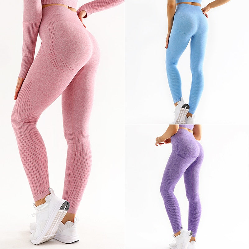 Seamless High Waisted Fitness Leggings