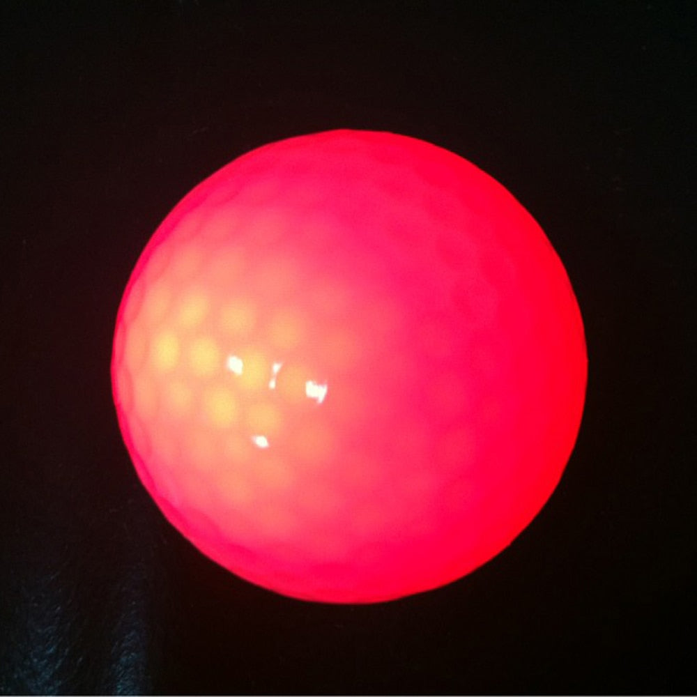 6Pcs Glow Golf Balls LED Golf Balls Glow in The Dark Golf Balls Flashing Golf Ball Light up Long Lasting Bright Night