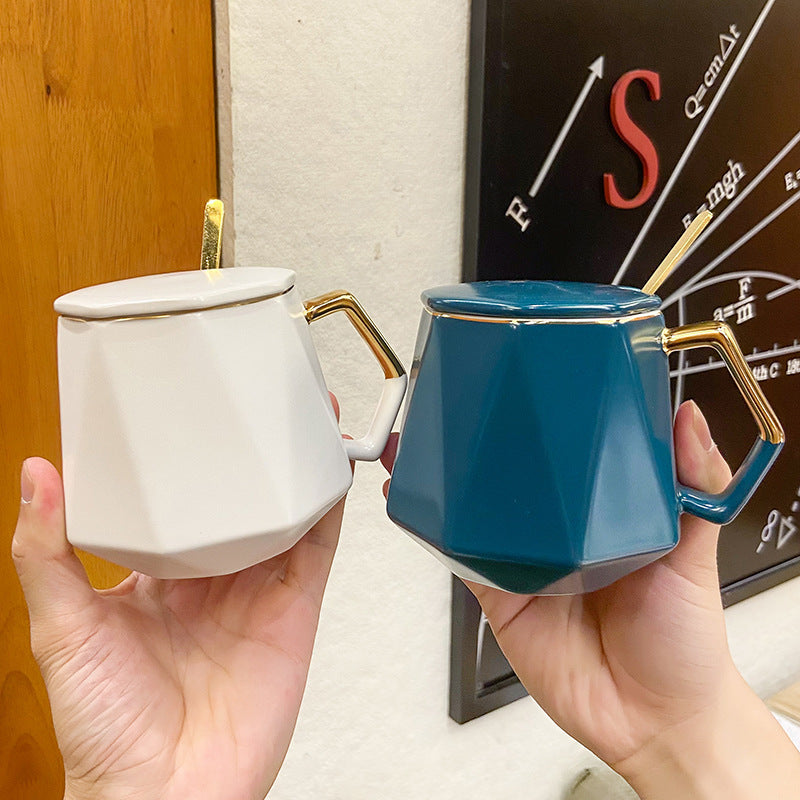 Nordic Wind Coffee Cup With Spoon