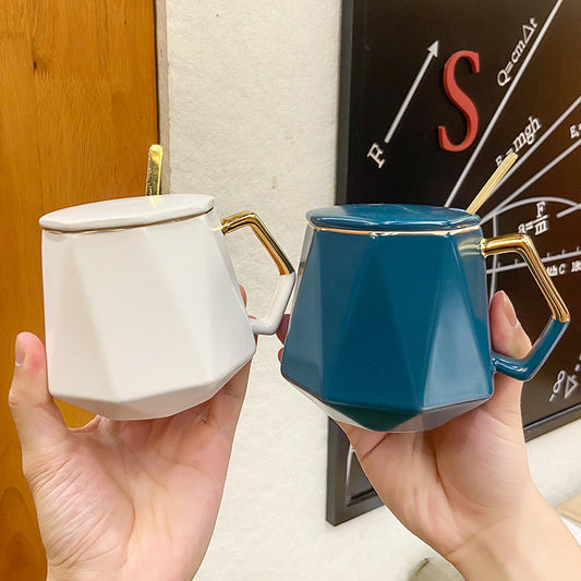 Nordic Wind Coffee Cup With Spoon