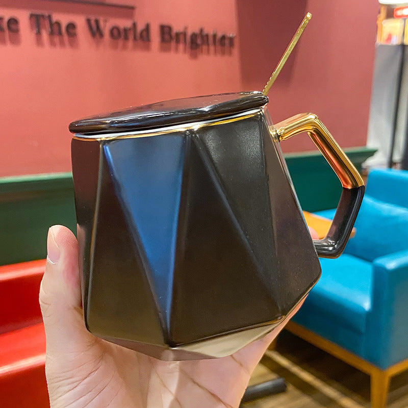 Nordic Wind Coffee Cup With Spoon