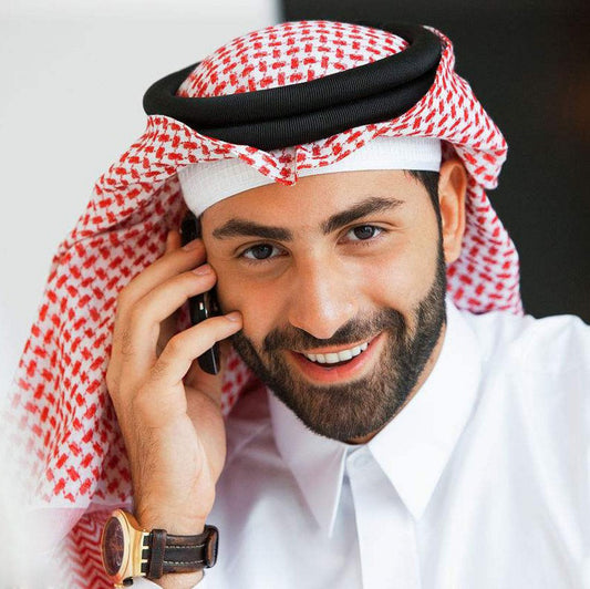 Saudi Arabia men's headscarves Dubai UAE travel men's headscarves cross-border delivery source manufacturers direct delivery