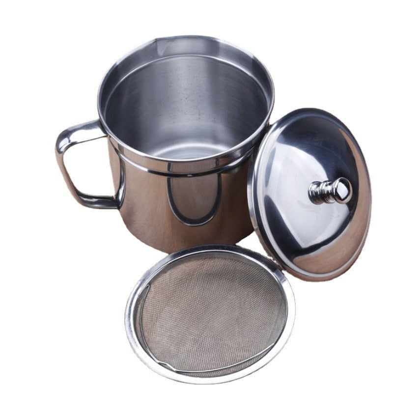 Stainless Steel Kitchen Oil Filter Tank Large Capacity
